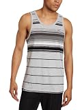 Southpole Mens Tank Top With Engineered Pin Stripes