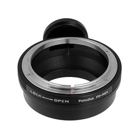 Fotodiox Lens Mount Adapter, Canon FD, New FD, FL Lens to Sony Alpha Nex E-mount Camera Adapter