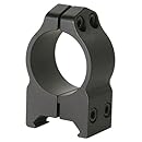 Warne Scope Mounts Medium Matte Permanent Attach Rings (1-Inch)