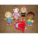 Disney Baby Little Einsteins Plush Set of 5 with Rocket, Annie, Leo, June, & Quincy