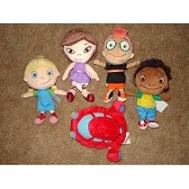 Disney Baby Little Einsteins Plush Set of 5 with Rocket, Annie, Leo, June, & Quincy