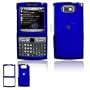 Samsung i907 Epix Cell Phone Dark Blue Rubber Feel Protective Case Faceplate Cover