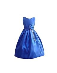 Girls Satin Flower-Girl Dress/Wedding Dress 