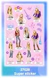 Hannah Montana Super Sticker Sheet Style #27028
