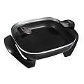 Oster 12" Hinged-Lid Skillet - Black