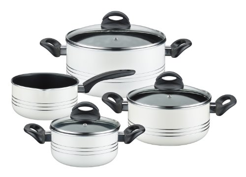 GSW 158152 MILANO COLOR Topf-Set wei&szlig; 4-teilig Preisvergleich