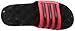adidas Performance Men's Adissage 2.0 Stripes Athletic Sandal, Ray Red/Black/Black, 10 M US