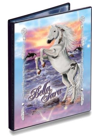Childrens Toyshop  Toys : Bella Sara Native Lights 4-pocket Portfolio Binder Whales