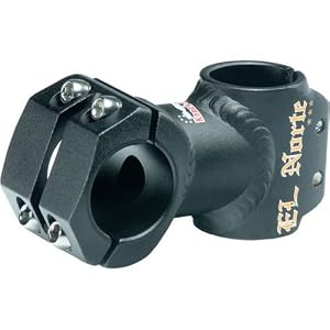 Titec El Norte Gold Stem 31.8 x 75mm x 10*, Black - STEL6318-03