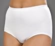 Ladies Combed Cotton & Low Cut Leg Stretch Maxi Brief UK18/EU46 Black 3PK