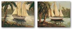 Bermuda Bay and Bahama Shore Set by Enrique Bolo 24"x18" Art Print Poster
