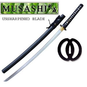 Ace Martial Arts Supply Bushido Musashi High Carbon Steel Iaito Katana Sword