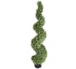 ONE 5' Pre-potted Rosemary Artificial Thick Topiary Tree