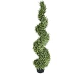 ONE 5' Pre-potted Rosemary Artificial Thick Topiary Tree