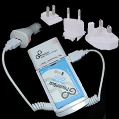 PG schnellen Universal-Ladeger�t mit Auto-Stecker (mit EU, UK und US-Stecker-Adapter kommen) f�r Canon NB-4L, NB-5L, NB-6L, NB-8L - PowerShot SD30, SD40, SD200, SD300, SD400, SD430, SD450, SD600, SD630, SD750, SD1000, SD1100IS, TX1, SD700 IS, SD790 IS, SD800 IS, SD850 IS, SD870 IS, SD890 IS, SD900, SD950 IS, S90 SD980 D10 Waterproof and SD770 IS SD1200 IS and more