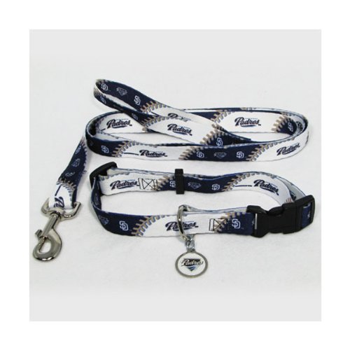 San Diego Padres Dog Collar & Leash Set