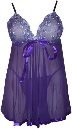 Womens Sexy Babydoll Usa Size 12 to 24 Uk Size 14 to 26 Purple