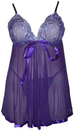 Womens Sexy Babydoll Usa Size 12 to 24 Uk Size 14 to 26 Purple