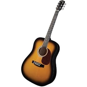 Fender� Starcaster Acoustic Guitar Pack, 2-Tone Sunburst Finish, with Fishman Preamp and Built-in Tuner: Musical Instruments