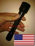 - Tactical Swat Police Detective Security Officer Torch LED Metal Flashlight Bulk Pack (operates on 2 AA batteries) {+ 1pc name tag} - with Cree Bulb Made in USA