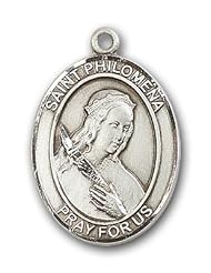 Sterling Silver St. Philomena Medal
