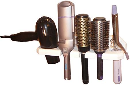 Wooden Hair Dryer and Curling Iron Holder