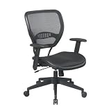 Space Air GridTM Series Deluxe Task Chair, 20 1/2w x 19 1/2d x 42h, Black (OSP5560)