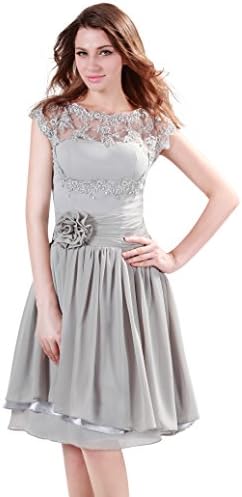 Short Chiffon Dresses for Special Occassions Glamorous Size 8