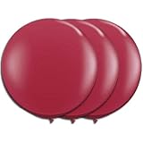 36 Inch Latex Balloon Scarlet Red (Premium Helium Quality) Pkg/3