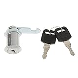 【ノーブランド 品】亜鉛合金製　30mm　カムロック　キャビネットロッカー　手紙ボックス　引き出し用　キー付き