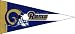 Football Pennants: NFL Mini St. Louis Rams Pennant