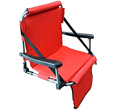 2 Stadium Chairs with Backs (Red)