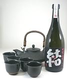 黒千代香セット5客ツル付【限定】濱田酒造　芋焼酎 　結（ゆい）芋芋焼酎　28度　720ｍｌ