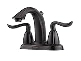 Pfister Santiago 4-Inch Centerset Bathroom Faucet in Tuscan Bronze