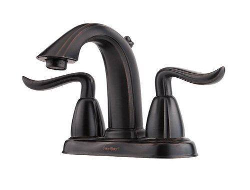 Pfister Santiago 4-Inch Centerset Bathroom Faucet in Tuscan Bronze