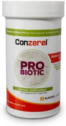 Conzerol Probiotic Dietary Supplement 12 Billion CFUs Probiotics