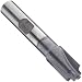 Niagara Cutter CRM125 High Speed Steel (HSS) Corner Rounding End Mills, Inch, Weldon Shank, TiCN Finish, Roughing and Finishing Cut, Non-Center Cutting, For Use With All Materials