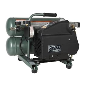 Hitachi EC89 4 Gallon Twin Stack Air Compressor by Hitachi