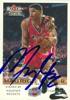 Maurice Taylor Autographed/Hand Signed Basketball Card (Los Angeles Clippers) 2000 Fleer Focus #167