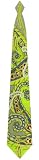 Print Paisley Lime Green Tie TPRP-4