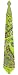 Print Paisley Lime Green Tie TPRP-4