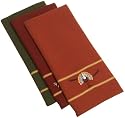 DII Harvest Embroidered Dishtowel, Mixed Set of 3