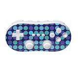 Indigo Dots Design Nintendo Wii Classic Controller Protector Skin Decal Sticker