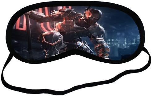 Deathstroke Sleeping Mask Comfortable Face Blindfold Cotton Soft Smooth Eyes Sleeping Mask Easy Carry For Travel or Office