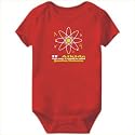 Baby Bodysuit Red " If Aikido were easy, it would be called Quantum Mechanics " Sports 0 - 3 Months