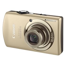 Canon Digital IXUS 870 IS Camera - Gold (10MP, 4x Optical Zoom) 3.0