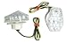 Motorcycle 02-08 Suzuki LED Flushmount Turn Signals Clear Flush Mount Indicators Signals Fits GSXR 600 750 1000 1200 SV1000 BANDIT