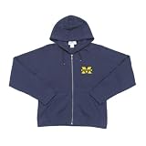 Antigua University of Michigan Women's Raglan Long Sleeve Hooded Jacket
