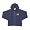 Antigua Michigan Women's Raglan Long Sleeve Hooded Jacket (Small, Navy)