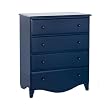 Emily Four Drawer Dresser in Navy Finish By Da Vinci Baby Furniture